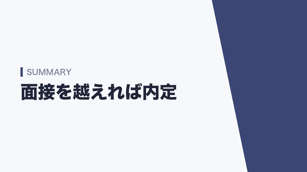 面接試験の対策のまとめ 面接を越えれば内定
