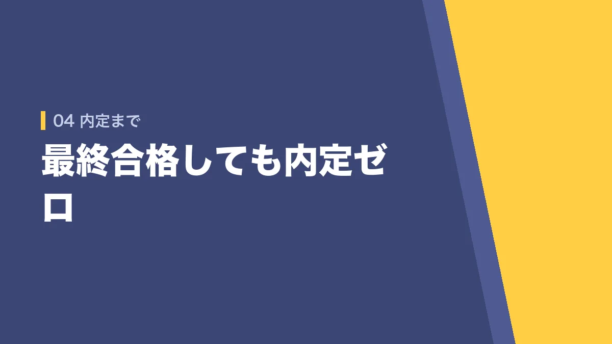 内定をもらうまでの流れ